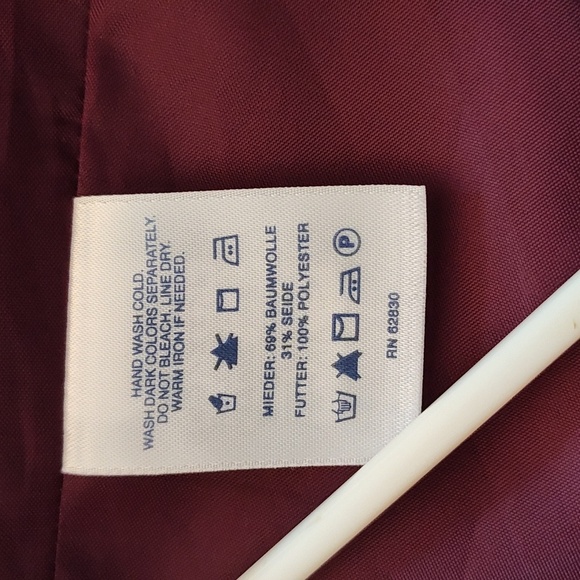 Land's End Dress 16 V Neck Sleeveless Knee Length Midi Purple Paisley A-Line - Picture 10 of 16